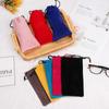 Eyewear Solid Color Glasses Cloth Bags Drawstring Pouch Bags Sunglasses Bag Eyeglasses Pouch