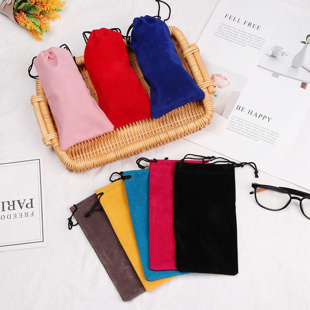 Optical Glasses Case Sunglasses Bag Drawstring Pouch Bags Glasses Cloth Bags Eyeglasses Pouch