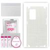 apgo Protective Skin Sticker for the Back+sides Compatible with Oppo Reno7 PRO, Full Wrap Film, Foil, Vinyl - Pattern White Fabric
