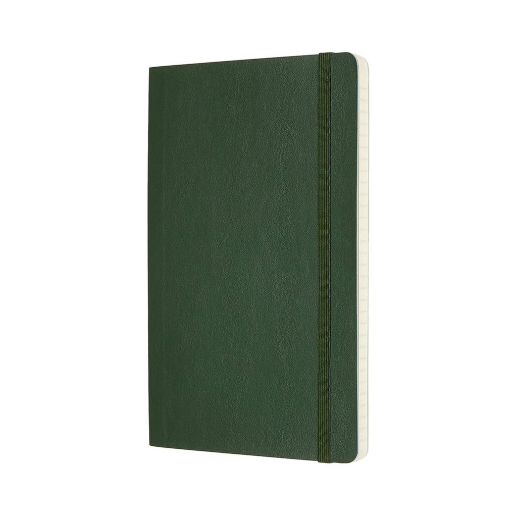 Moleskine Notebook Classic Notebook Soft Cover Ruled Large Size Wide X 21cm Myrtle Green QP616K15 (13cm Long)