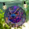 Vibrant Colorful Metal Wind Spinner for Outdoor Garden Patio Decor No Battery Needed Hanging Art Yard Ornament Sculpture