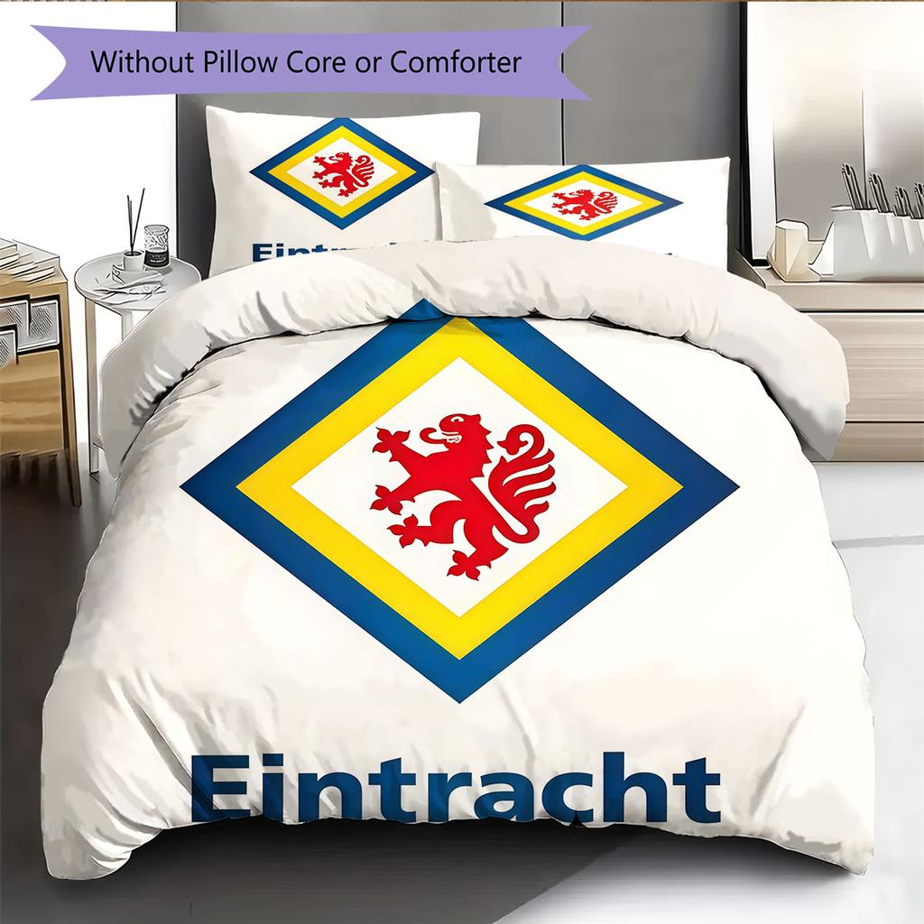 Eintracht Glory Bedding Quilt Set Quilt Cover Pillowcase Home Decoration Birthday Gift (1 * duvet cover + 2 * pillowcase, without core)