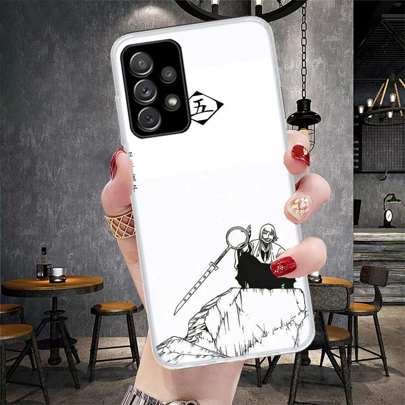 Bleach Синдзи Хирако Мягкий чехол для телефона для Samsung Galaxy A13 A14 A15 A16 A17 A53 A54 A55 A56 A57 A33 A34 A35 A36 A37 A23 A24 A25