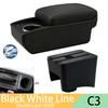 For Volkswagen POLO Armrest new For VW POLO Mk5 6R Vento Car Armrest box Interior Parts Storage Box Car Accessories 2010-2018USB
