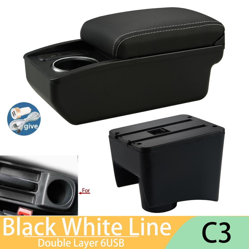 For Volkswagen POLO Armrest new For VW POLO Mk5 6R Vento Car Armrest box Interior Parts Storage Box Car Accessories 2010-2018USB