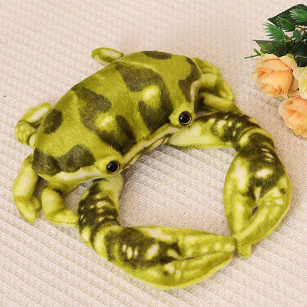 Имитационный Краб Краб Мягкая Плюшевая Кукла Пушистый Краб Мягкая Игрушка Кукла Дети Девочки Мальчики