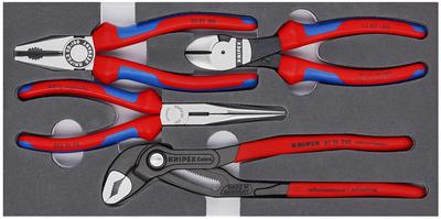 Набор плоскогубцев KNIPEX с уретановым лотком 002001V15
