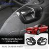 Накладка на спинку сиденья из настоящего углеродного волокна для Chevrolet Camaro 2016-2024 Внутренняя отделка