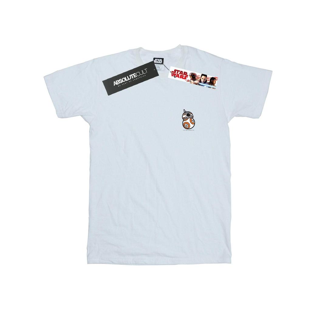 Star Wars Womens/Ladies The Force Awakens BB-8 Chest Print Cotton Boyfriend T-Shirt