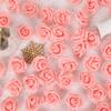 200 шт. искусственных роз, искусственные головки цветов, розы без стеблей, 5 см, пенопластовые розы, искусственные головки цветов для поделок, свадебных украшений для детского душа
