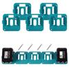 5PCS Battery Holder for Makita 18V Li-ion Battery Tools Machine Holder Storage Rack Wall Mount for BL1860 BL1850(No Battery)