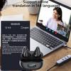 Наушники-переводчики 144 языка, совместимые с Bluetooth, AI-переводчики, наушники для путешествий, бизнеса, в реальном времени