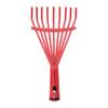 Heavy Duty Garden Rake Grass Rake Durable Carbon Steel Nine Tooth Rake for Gardeners and Landscapers Reliable Tool