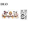 Seasonal Party Supplies Halloween Ghost Glass Sticker, Cartoon Static Window Cling for Accessories Parties, Waterproof Decoration Decal
