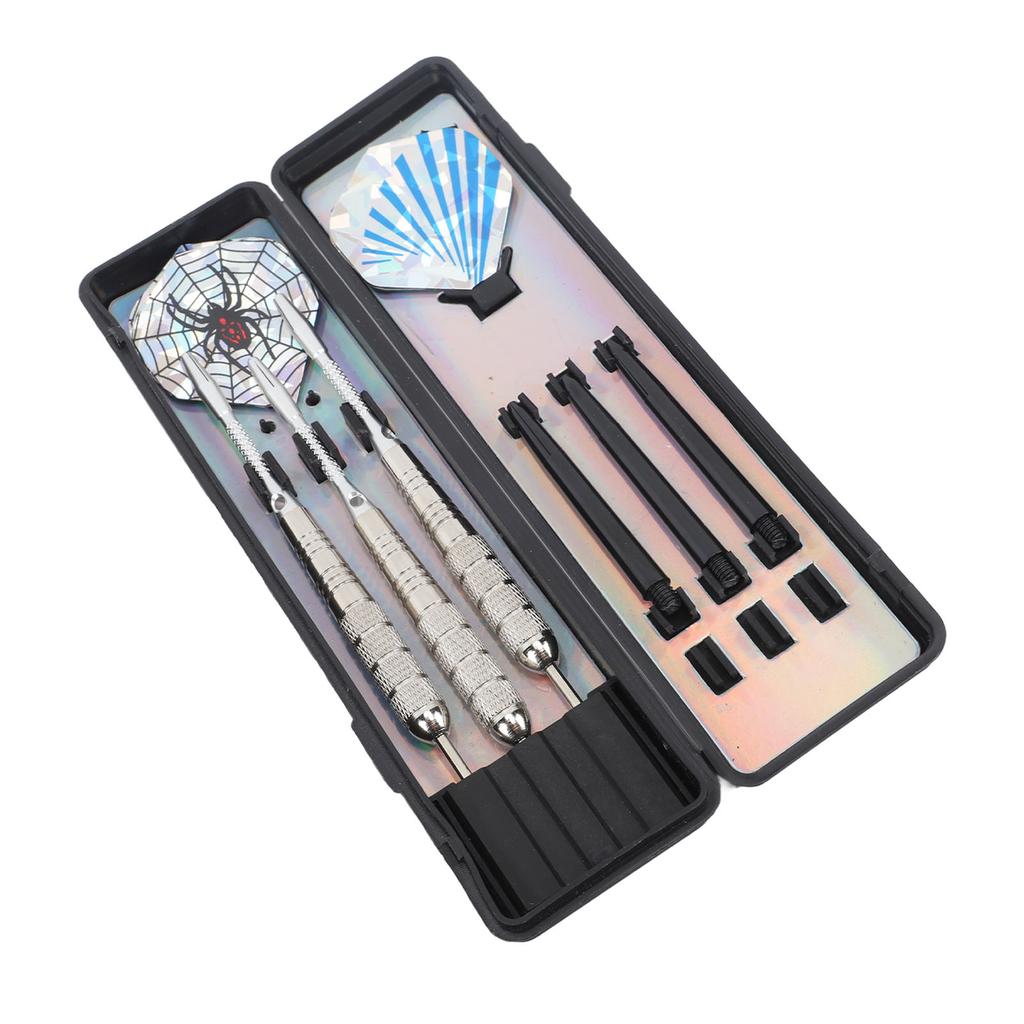 Metal Tip Darts Set Iron Aluminum Lightweight Enhanced Grip Professional Metal Darts for Dartboard