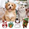 Dog Cat Christmas Hat Pets Clothes Bibs Puppy Cap Costume Accessories Navidad Xmas Home Decoration 2025 New Year Gift Bandana