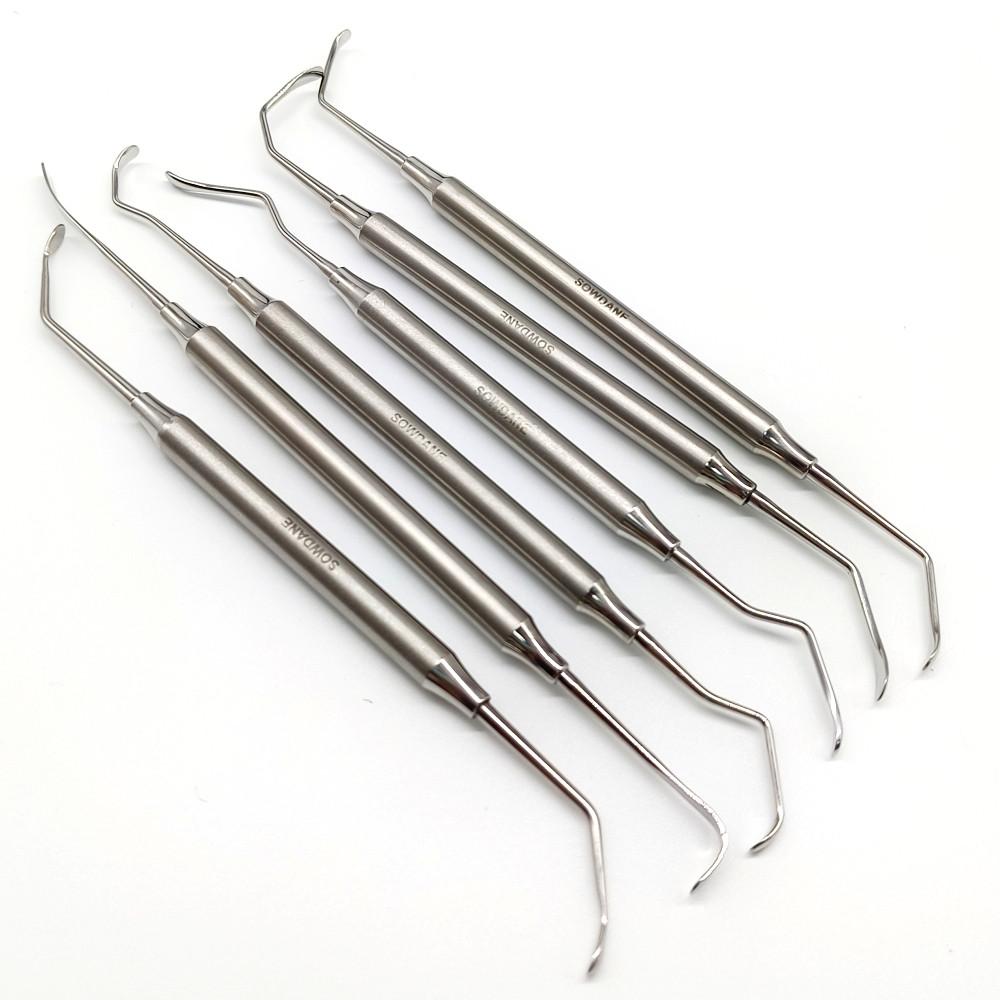 Зубной имплантат, хирургический синус-лифтинг, двойной конец, стоматологический подъемник, инструмент из нержавеющей стали, 6 типов, стоматологические инструменты