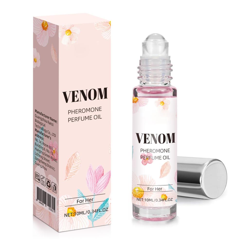 Women's Long Lasting Portable Roll On Perfume with Floral and Fruity Scent for Dating Work Party and Holiday Vacation