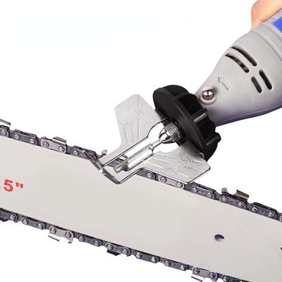 Набор для заточки цепной пилы, вращающийся инструмент для заточки цепей, головка пилы, направляющая для лезвий, адаптер для дрели, набор насадок для полировки электрошлифовальной машины