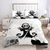 3D Skull Printing Duvet Cover Set Twin Size Microfiber Bedding Set Fashion High Ranking Cool Bedroom Decor