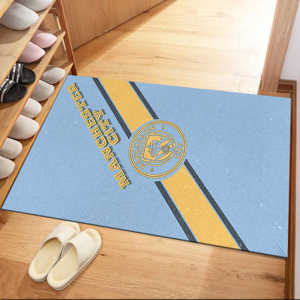 Manchester City Area Rug Suitable For Outdoor Bedrooms Hallway Dormitory Antislip Carpet Office Home Decor Spiritual Gift