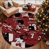 Manchester United F.C Pattern Round Rug, Indoor/Outdoor Mat, for Picnic, Gameroom, Bedroom, Office, Living Room, Home Decor Carpet, Birthday Gift