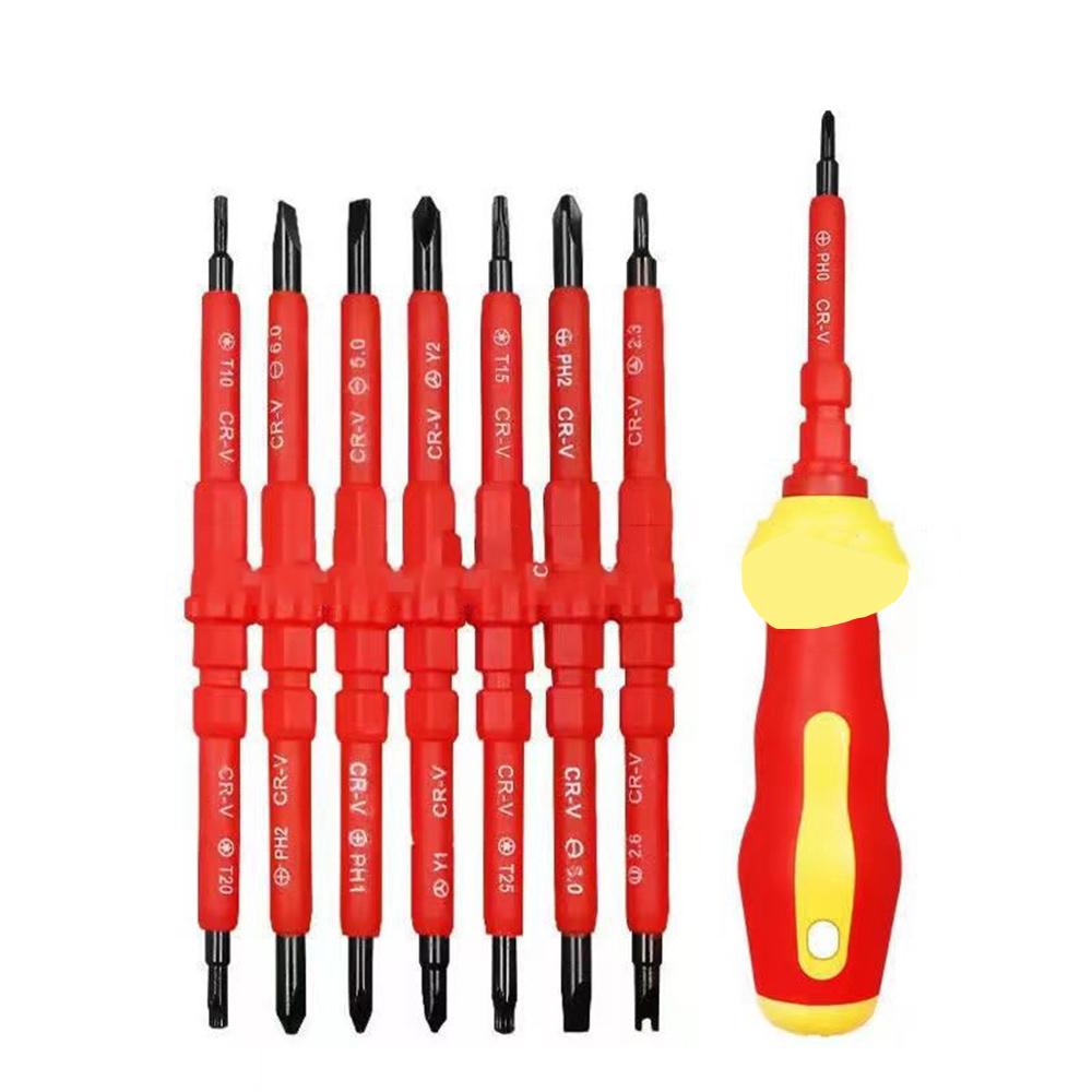 Bolt Driver High Hardnes Durable Labor-saving High Quality Tool Cross Slotted Screw Strong Magnetic Dual-purpose Screwdriver