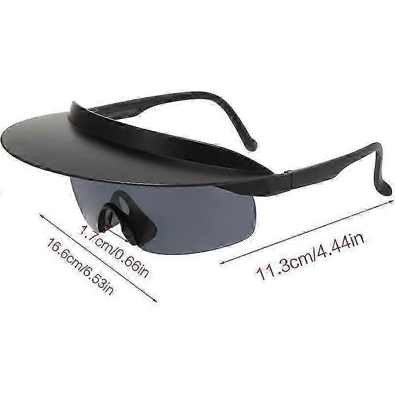 New Sunglasses with brim, cycling sunglasses, windproof sunglasses