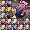 Градиентный чехол для телефона для iphone 17 pro max iphone17 Air Закаленное стекло Жесткая задняя крышка для Apple iphone17pro Узор в конфетных цветах