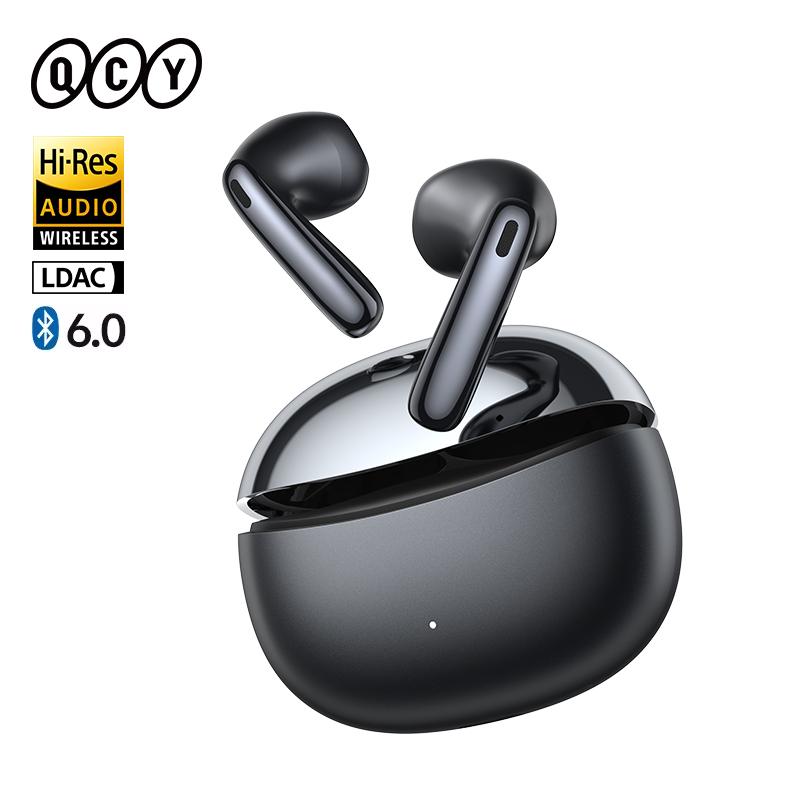 QCY AilyBuds E50 HT11 Wireless Earphones Hi-Res Adaptive Hybrid ANC Headphone Bluetooth 6.0 Spatial Sound Earbuds 11mm Drivers