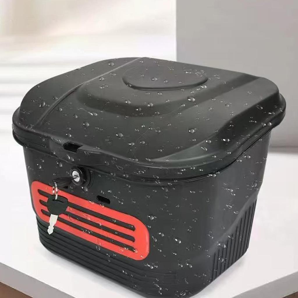 Сумка-корзина для велосипеда, багажник для велосипедов, водонепроницаемый органайзер для хранения с замком и ключами для