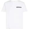 Round Neck Logo Print Short Sleeve T-Shirt Men Tops White K10K113800-YAF