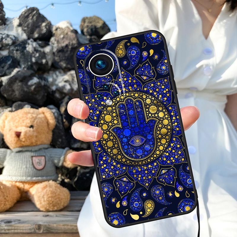 Hamsa Hand of Fatima Cover For Honor Magic 6 5 Lite Pro 50 70 90 Honor X8b X9b X6 X7 X8 X9 X6a X7a X9a X8a Case