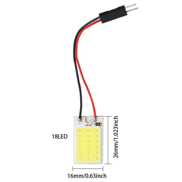 4 PCS Car Interior Accessories 18/24/48 SMD T10 4W 12V COB Car Interior Panel LED Lights Lamp Bulb Car Dome Light Car Panel