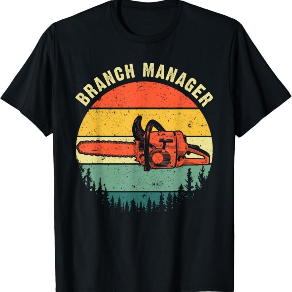 Cool Lumberjack Art Men Women Arborist Logger Branch Manager T-Shirt
