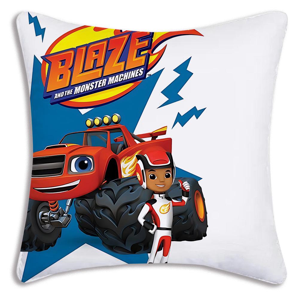 Чехлы на подушки 'Вспыш и Чудо-машинки' Мультяшные Декоративные для дивана Домашние Двусторонние Печать Короткий Плюш Милый Чехол для Подушки