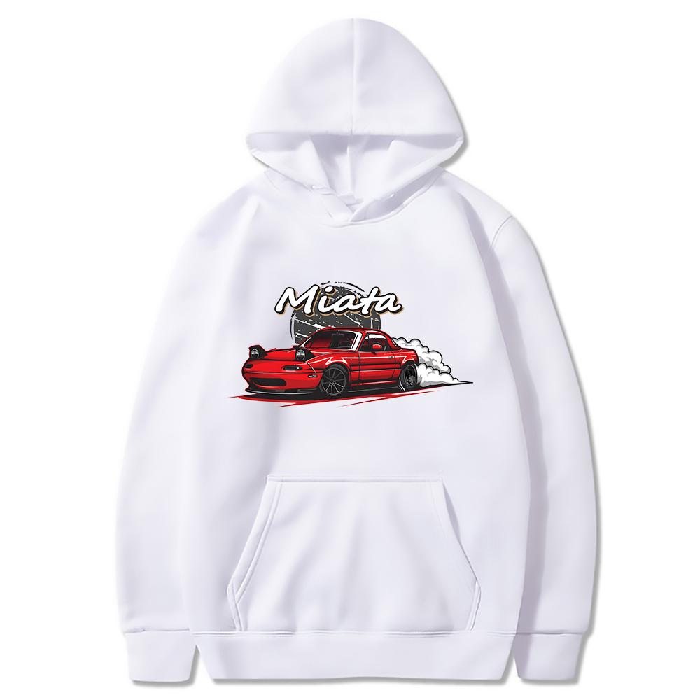 Худи Initial D для унисекс Дрифт JDM Толстовка с принтом японского аниме Автомобильная уличная одежда Унисекс Толстовка с автомобильной культурой Худи Унисекс