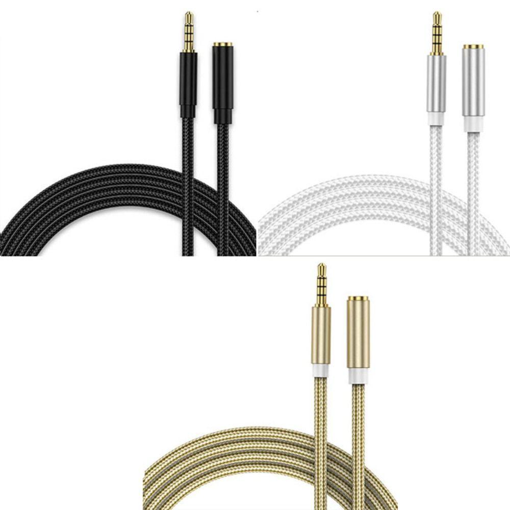 Cord Male To Female 3.5mm Audio Extension Cable AUX Cable Data Connection Cable Headphone Cord