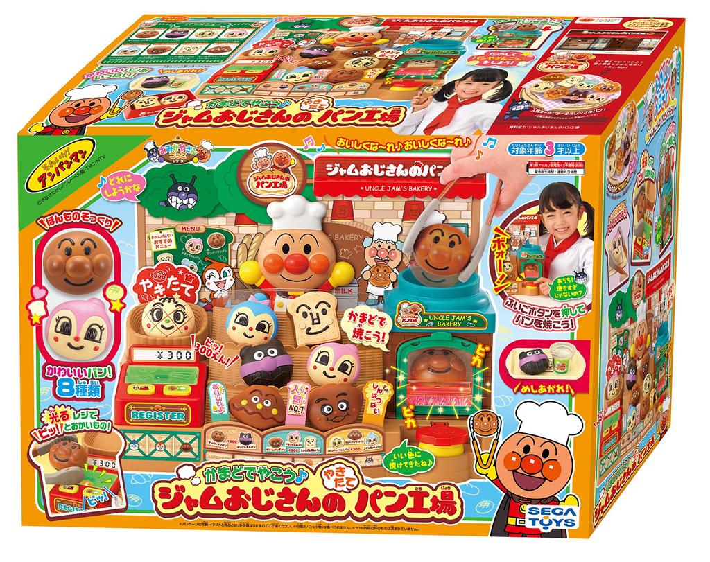 Anpanman выпекать в духовке Дядя свежеиспеченный хлеб завод Let's Jam's