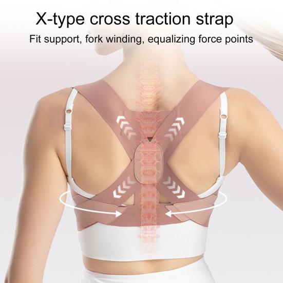 Posture Corrector Adjustable Body Posture Correcting Brace Invisible Upper Back Support Shoulder Straightener for Men And Women