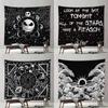 New Wall Tapestry Black and White Stars Bedroom Decoration Tapestry Tapestry Art Abstract Background Cloth Wholesale