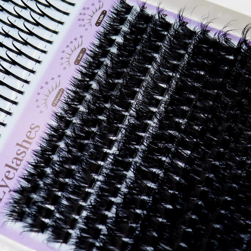 14 Rows Lash Clusters Spikes Eyelash Extensions Spiky Lashes Extension Thick Individual Cluster Lashes With Spikes Bottom Lashes