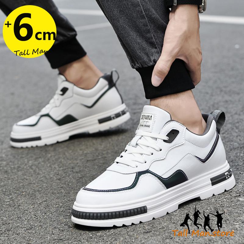 Спортивные мужские кроссовки для увеличения роста, стелька 6 см, мужская мода для отдыха, большие размеры 36-44