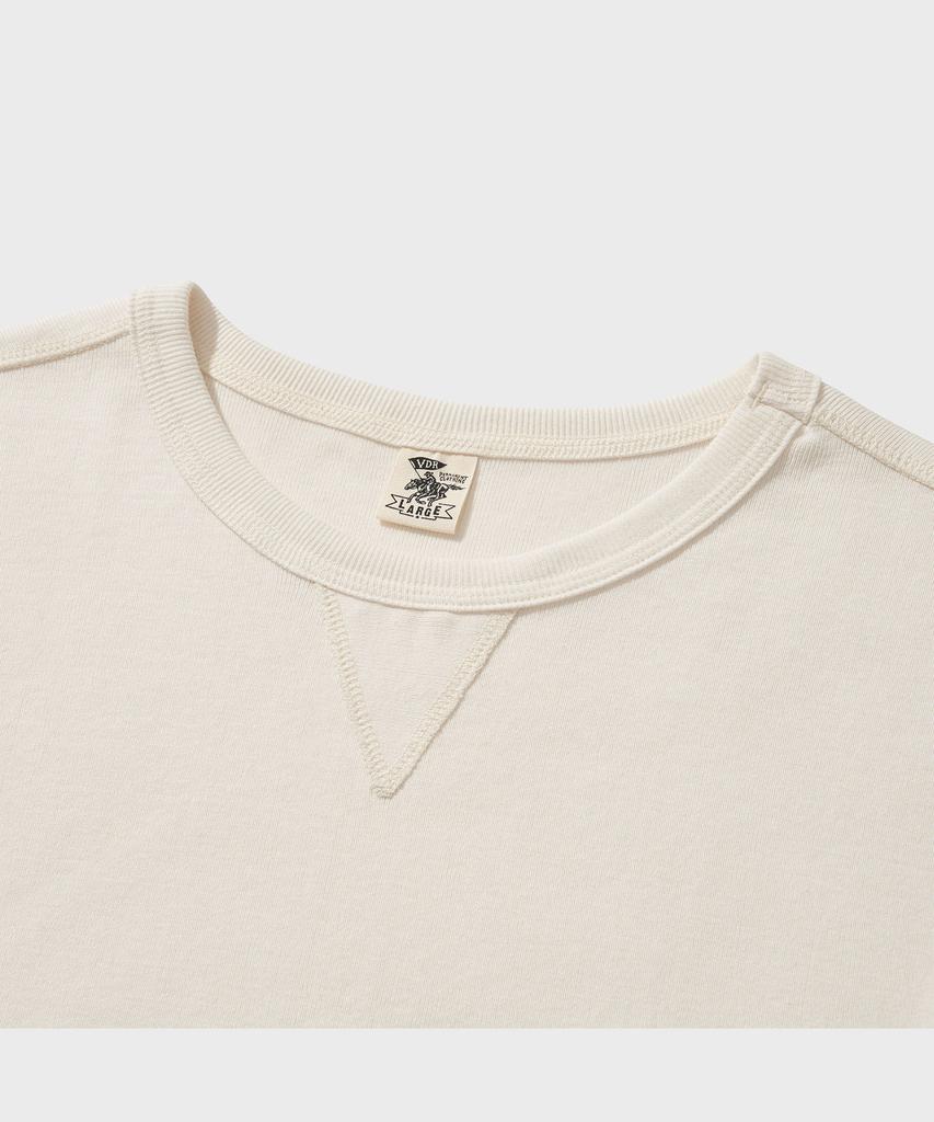 VDR V Crew Neck T-Shirt [Vanilla]