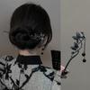 Elegant Butterfly Tassel Hairpin For Women Exquisite Neo-chinese Style Hair Stick Girls Vintage Metal Jewelry Hair Accessories