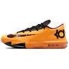 KD 6 Нескользящие износостойкие низкие баскетбольные кроссовки унисекс желто-черные IB6903-800