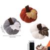 Knitted Maple Leaf Small Pumpkin Ornaments Thanksgiving Day Decoration Orange Pumpkin Pendant Harvest Festival Decor For Home