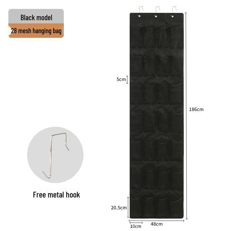 Over-the-Door Multi-Layer Shoe Hanging Organizer for Dorms