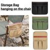 Camping Chair Armrest Storage Bag Canvas Folding Chair Organizer Side Pocket Pouch Bag for Outdoor Camping Picnic Fishing Bag