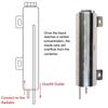 Universal 2''x13” / 3''x10” Radiator Coolant Overflow Puke Tank Polished Stainless Steel Radiator Coolant Overflow Tank Silver